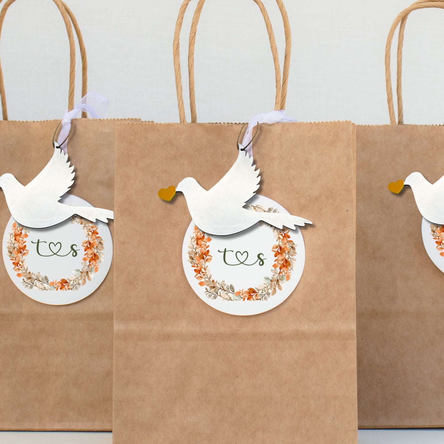 Thankful Card and Dove Ornament - Authenticaa