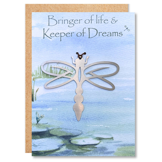 Bringer of Life Card and Dragonfly Ornament