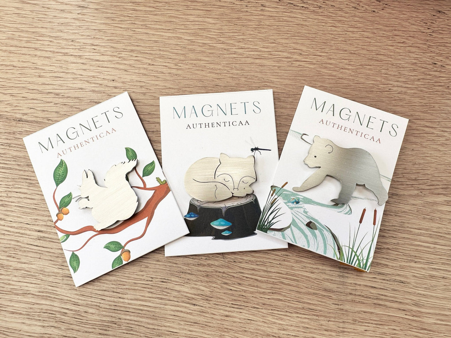 Bear Magnet - Woodlands theme - Authenticaa