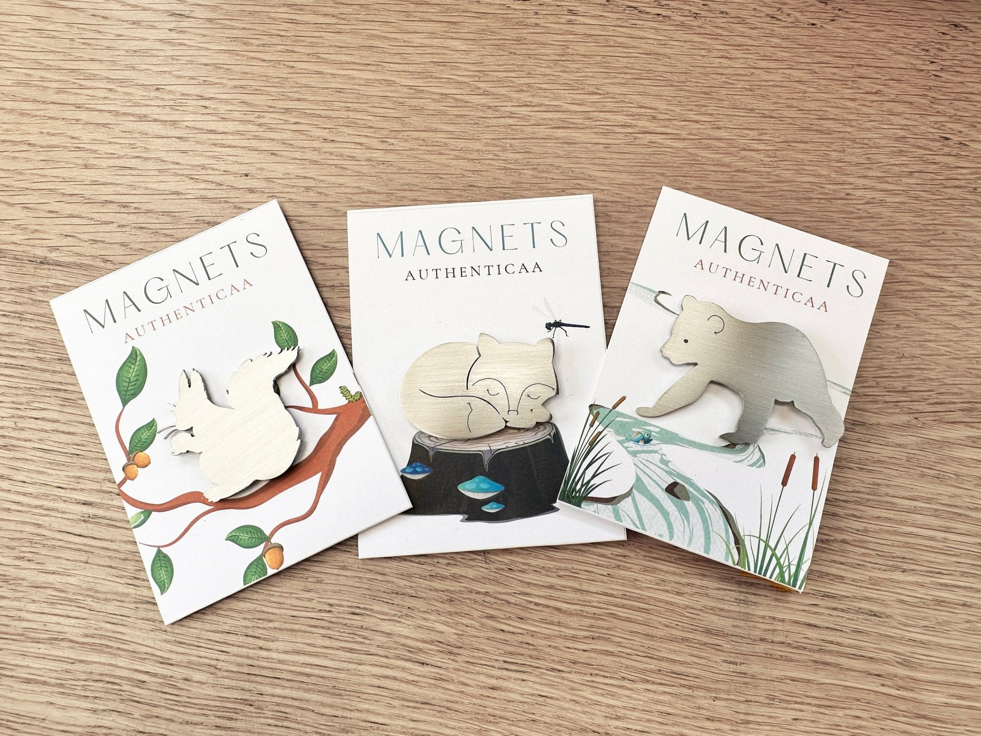 Bear Magnet - Woodlands theme - Authenticaa