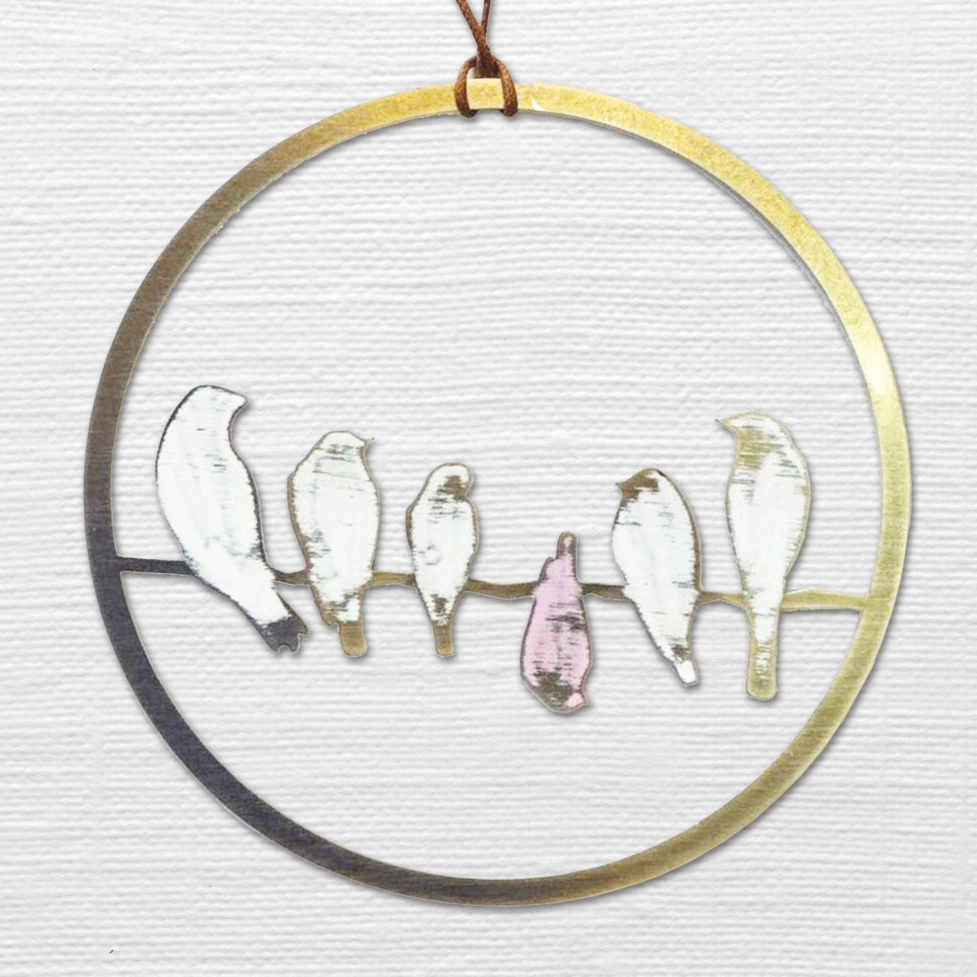 Birds on a wire ornament - Authenticaa