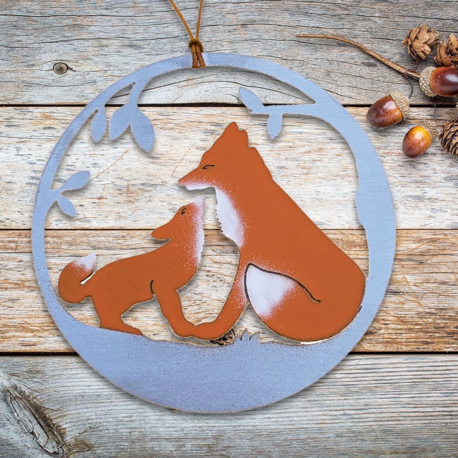 Foxes Ornament - Authenticaa