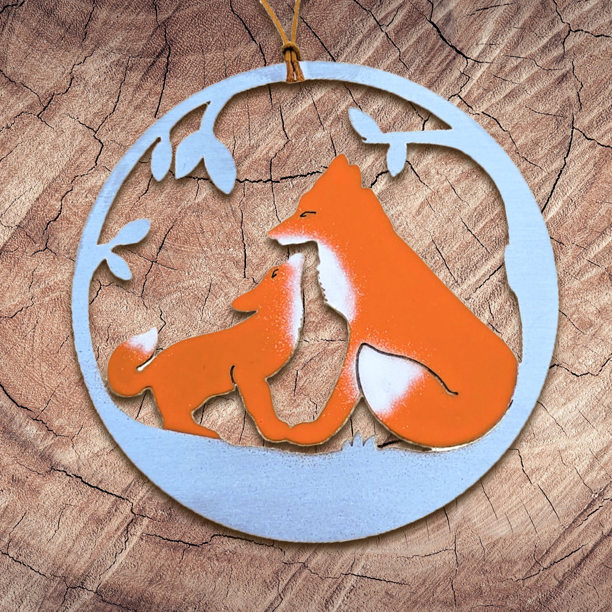 Foxes Ornament - Authenticaa