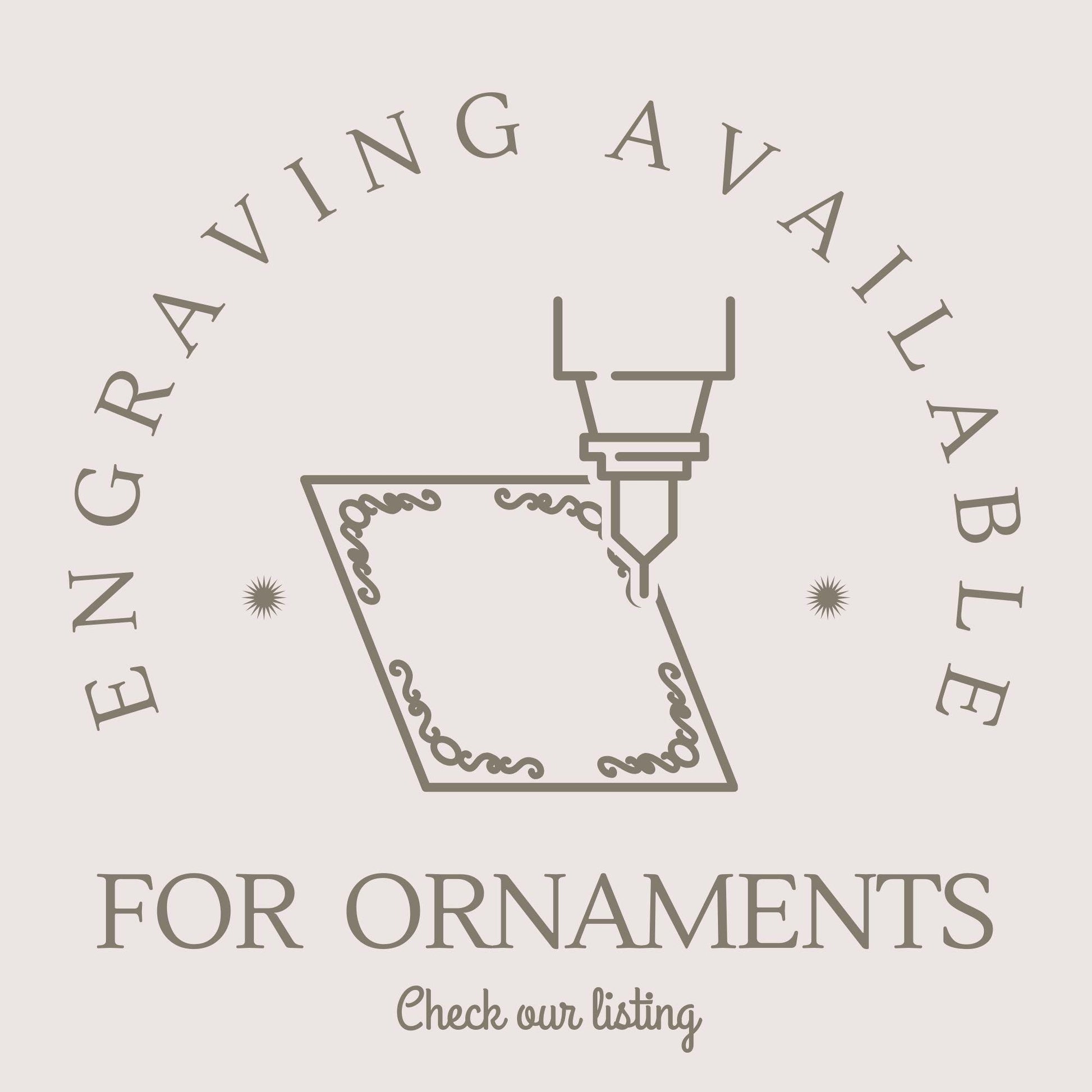 a logo for a company called for ornaments