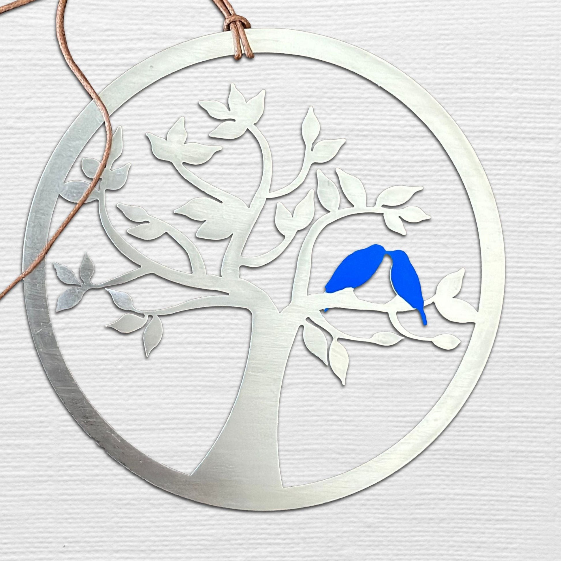 Lovebirds on a tree of life Ornament - Authenticaa