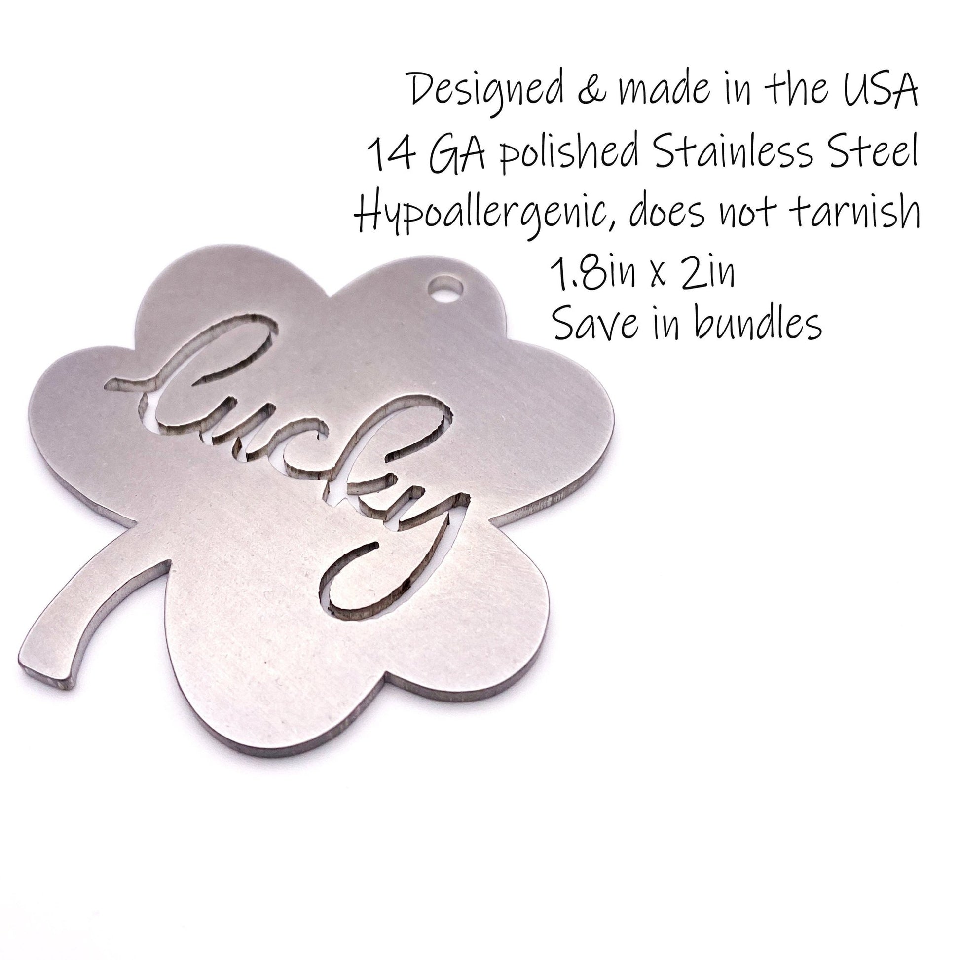 Lucky shamrock DIY Charm - Authenticaa