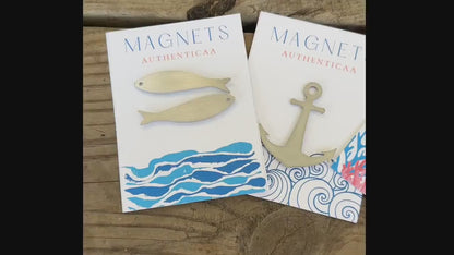Anchor Magnet - Stainless steel - Illustrated Card - Made in USA