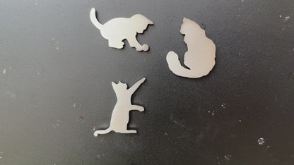 Fluffy Cat Magnet -Cat Decor