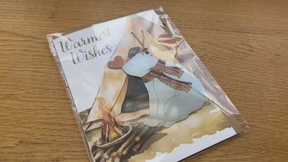 Warmest wishes Card and Bear Love Ornament