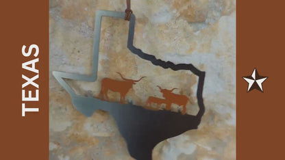 Texas Longhorn Ornament