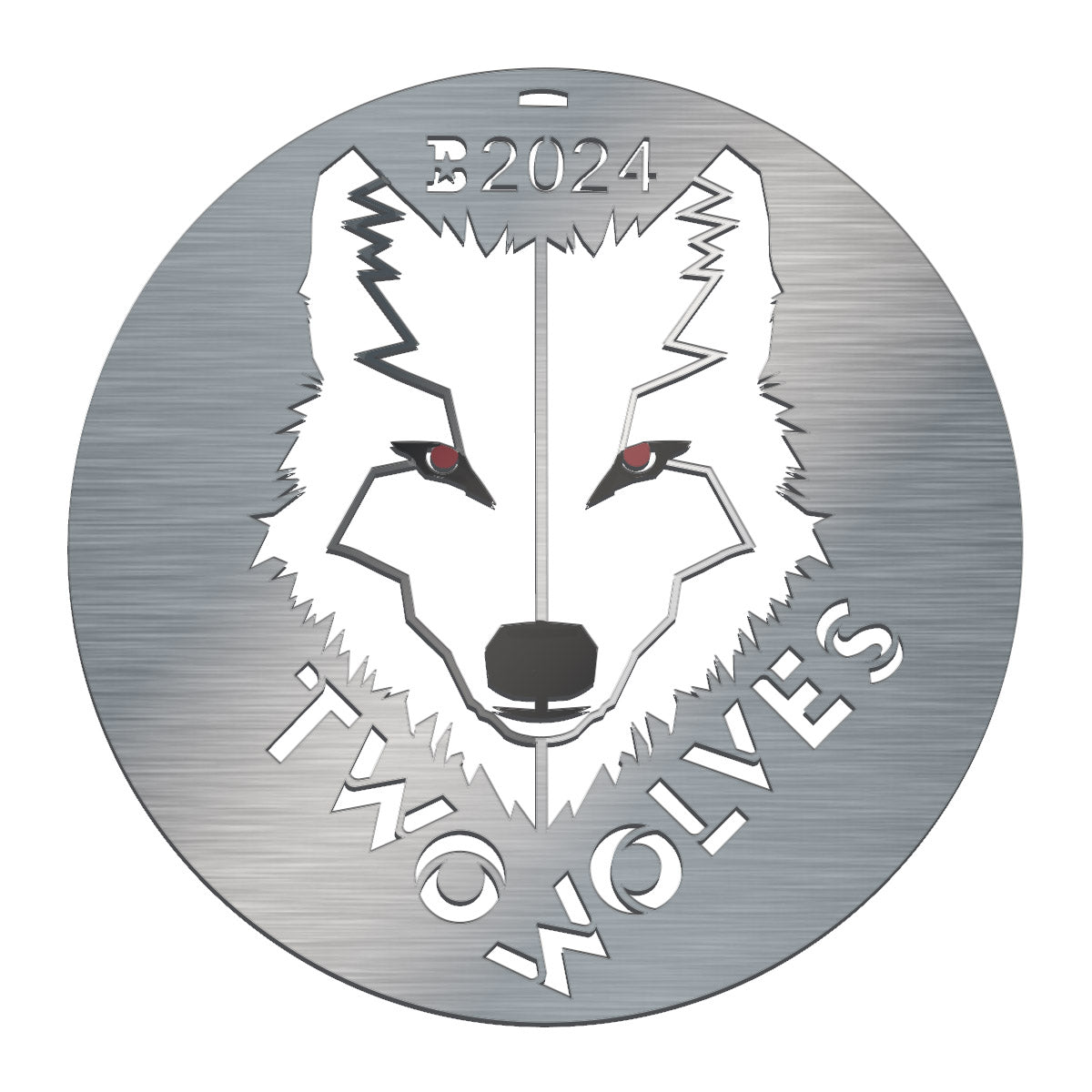 Two Wolves Ornament - Authenticaa