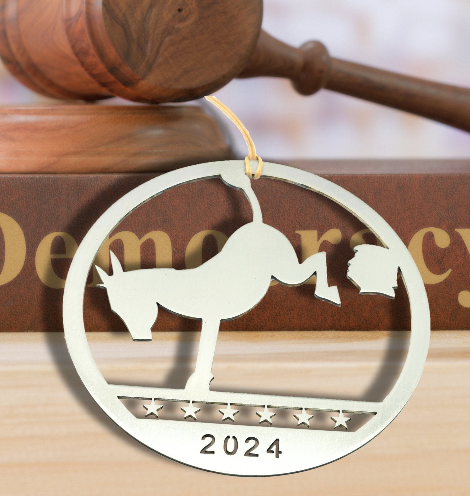 We're not going back Political Ornament - Authenticaa