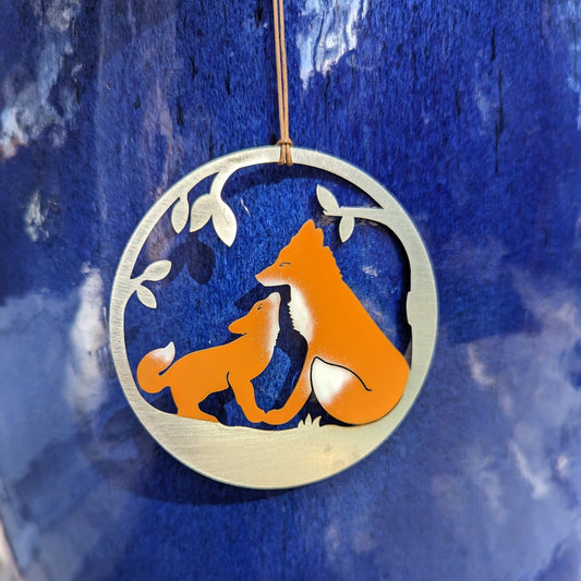 Foxes Ornament